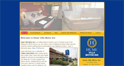 Desktop Screenshot of humevilla.com.au